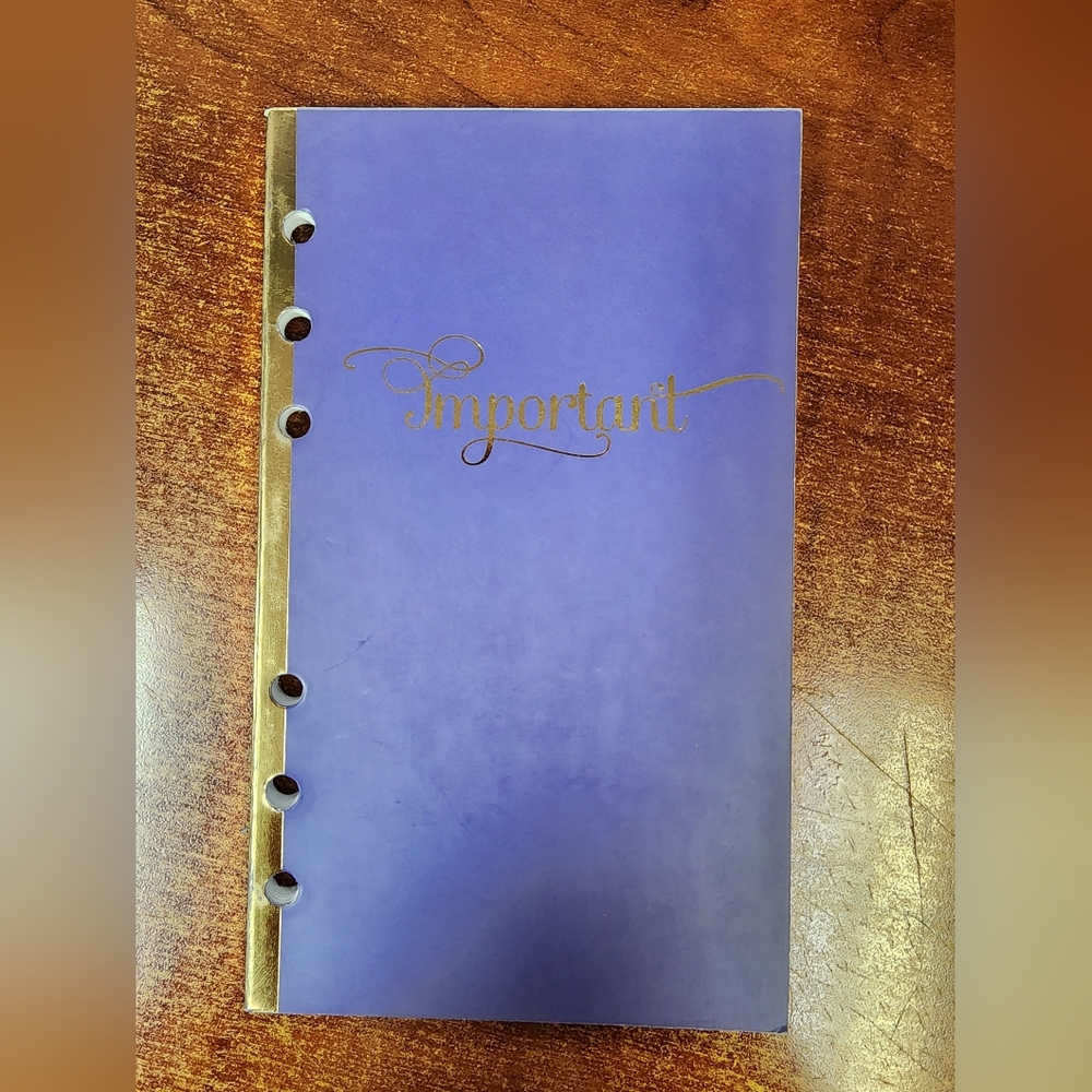 Important information & Budget Planners